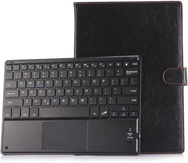 Alt view image 7 of 7 - WERLEO Universal Tablet Keyboard Case 9" - 11" inch with Touchpad, 2-in-1 Bluetooth Wireless Keyboard Case, Stand Folio Tablet Case Protective Cover for 9" 9.7" 10.1" 10.2" 10.5" 10.9" 11" Tablets