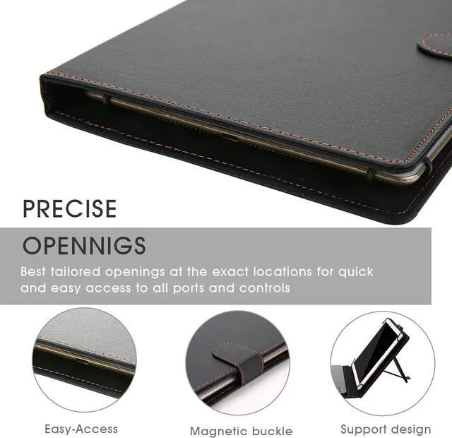 Alt view image 6 of 7 - WERLEO Universal Tablet Keyboard Case 9" - 11" inch with Touchpad, 2-in-1 Bluetooth Wireless Keyboard Case, Stand Folio Tablet Case Protective Cover for 9" 9.7" 10.1" 10.2" 10.5" 10.9" 11" Tablets
