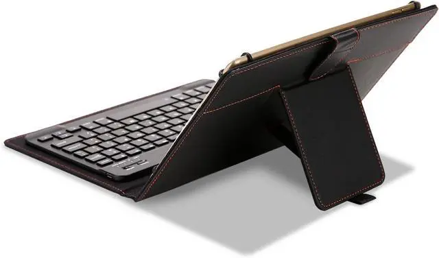 Alt view image 5 of 7 - WERLEO Universal Tablet Keyboard Case 9" - 11" inch with Touchpad, 2-in-1 Bluetooth Wireless Keyboard Case, Stand Folio Tablet Case Protective Cover for 9" 9.7" 10.1" 10.2" 10.5" 10.9" 11" Tablets