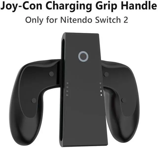 Alt view image 2 of 7 - WERLEO Joycon Charger Grip for Nintendo Switch 2 Accessories, Switch 2 Joy Con Controller Comfort Charging Grips with LED Indicator,Play While Charging