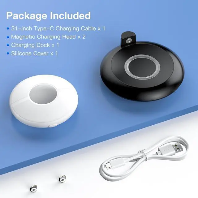Alt view image 4 of 6 - WERLEO Charging Station for GO Plus + 2023, RGB Charging Dock with Protective Case for GO Plus +