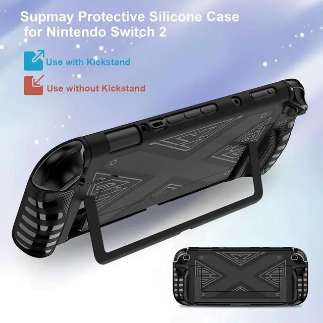 Alt view image 5 of 7 - WERLEO Protective Silicone Cover for Nintendo Switch 2 (2025), TPU Grip Protective Cover for Switch Next Gen 2025 Console & Joy-Con Controller Accessories