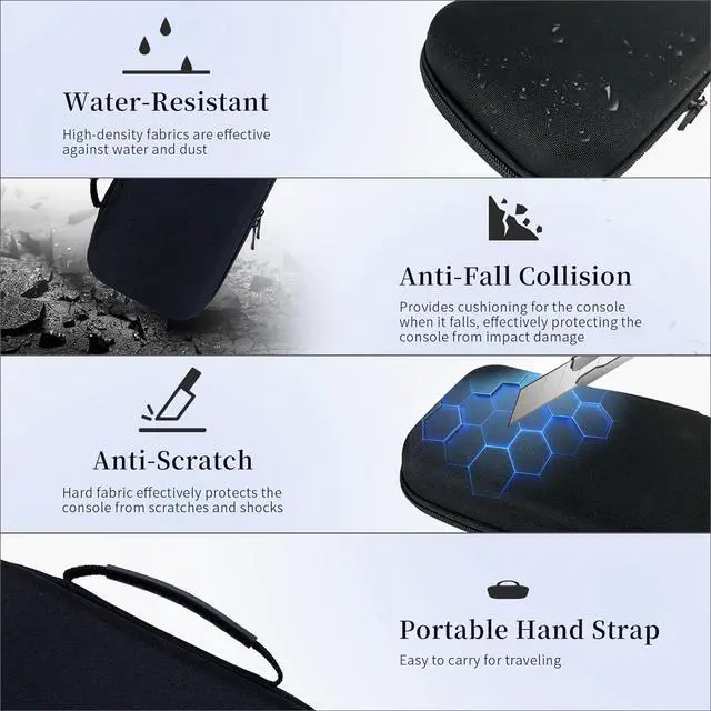 Alt view image 6 of 7 - WERLEO Case Compatible with Nintendo Switch 2, 10 in 1 Switch 2 Accessories Bundle Kit with Carrying Case, Protective Case Cover, Screen Protector and 4pcs Thumb Grips Caps