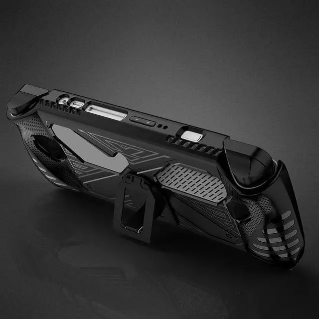 Alt view image 2 of 7 - WERLEO Accessories Set for Asus ROG Ally - Handheld Kickstand Case with Hardshell Carrying Bag and Tempered Glass Screen Protector