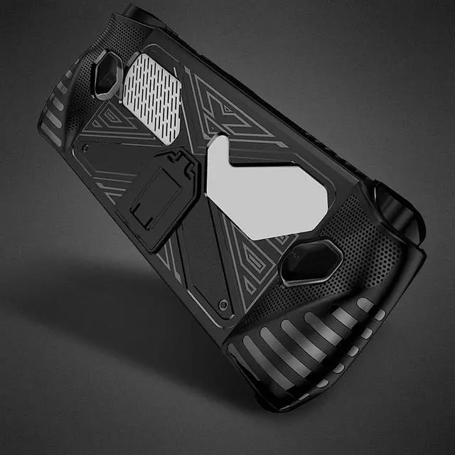Alt view image 3 of 7 - WERLEO Accessories Set for Asus ROG Ally - Handheld Kickstand Case with Hardshell Carrying Bag and Tempered Glass Screen Protector