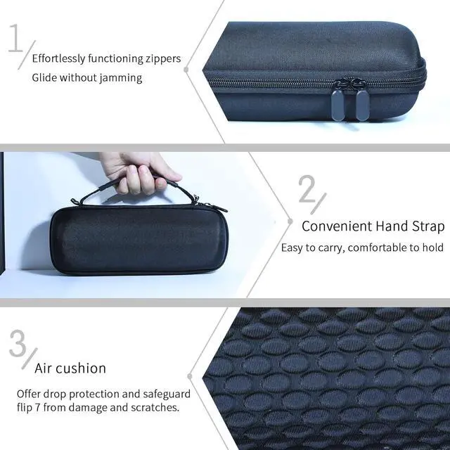 Alt view image 3 of 7 - WERLEO Case Compatible with JBL Flip 7 / Flip 6  / Flip 5 Portable Bluetooth Speaker, Case Only