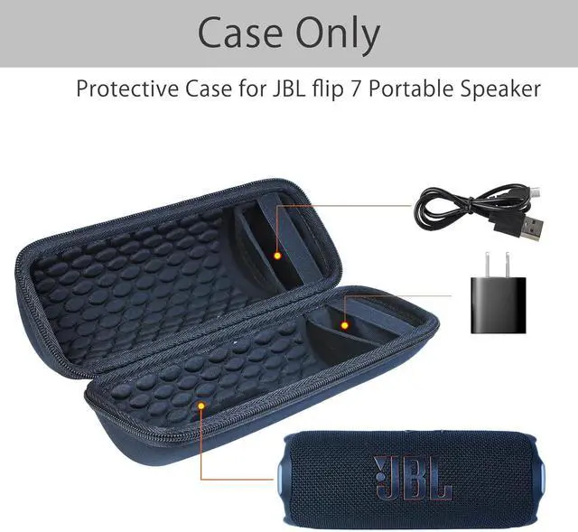 Alt view image 4 of 7 - WERLEO Case Compatible with JBL Flip 7 / Flip 6  / Flip 5 Portable Bluetooth Speaker, Case Only