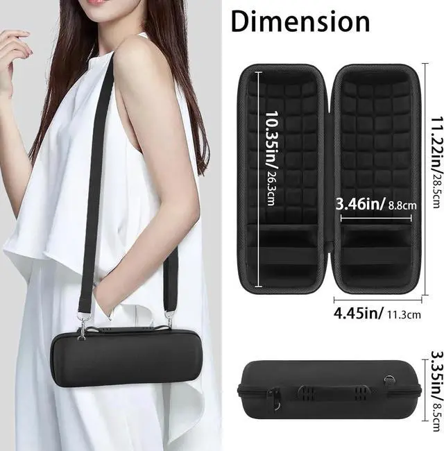 Alt view image 4 of 7 - WERLEO Hard Travel Case Replacement for JBL Flip 7 Flip 6 FLIP 5 Waterproof Portable Bluetooth Speaker