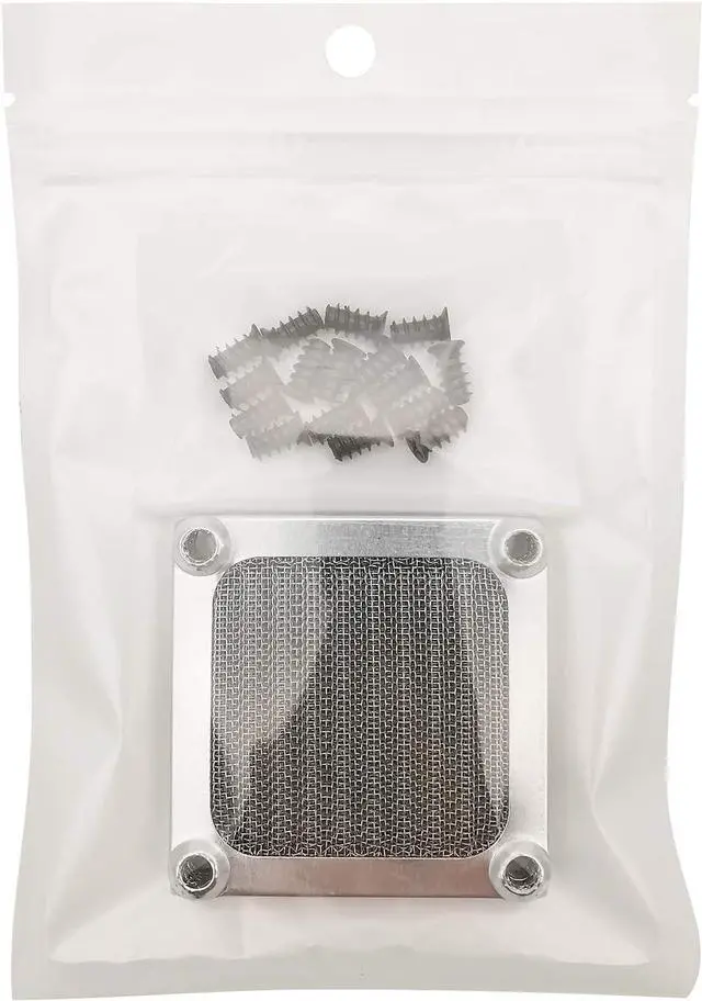 Alt view image 7 of 7 - WERLEO 60mm Computer Case Fan Filter Grills with Screws, Aluminum Frame Ultra Fine Stainelss Steel Mesh - 4 Pack