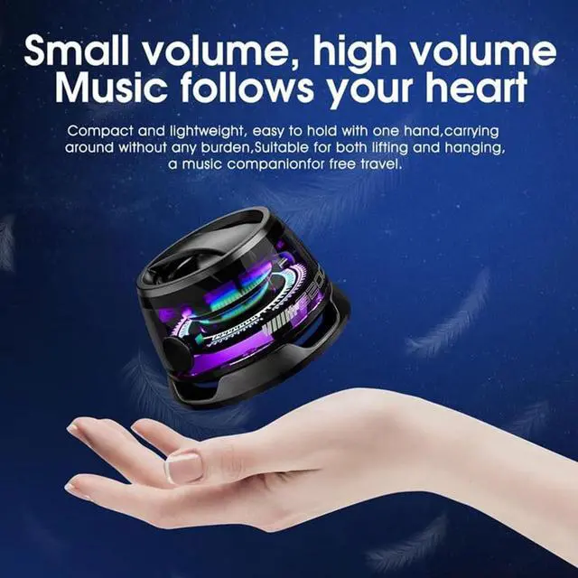 Alt view image 3 of 7 - WERLEO Multifunctional Magnetic Bluetooth Speaker with RGB Light,Wireless Waterproof Magnetic Speaker for Phones,Tablets,Laptops and Switch,6-7H Playtime