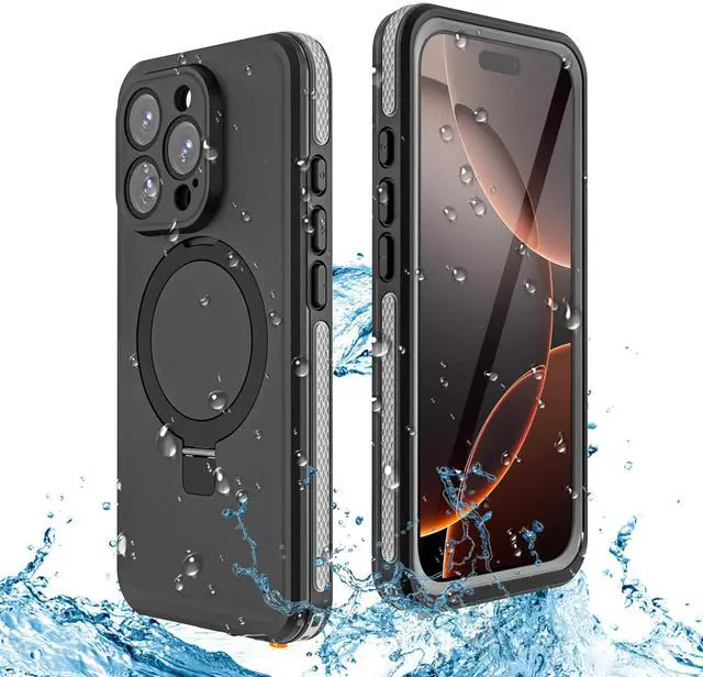 Main image of WERLEO Magnetic Waterproof for iPhone 16 Pro Max Case with [Built-in Screen Protector][Invisible Stand][Fit for MagSafe][360º Full Body Sealed] Rugged IP68 Underwater Case for iPhone 16 Pro Max 6.9"
