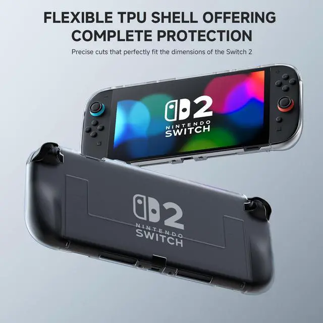 Alt view image 6 of 7 - WERLEO Accessories Bundle for Nintendo Switch 2, Switch 2 Carrying Case, Silicone Protective Cover, 2 Piece HD Screen Protector, Durable , Lightweight and Large Capacity, Accessories for Switch 2