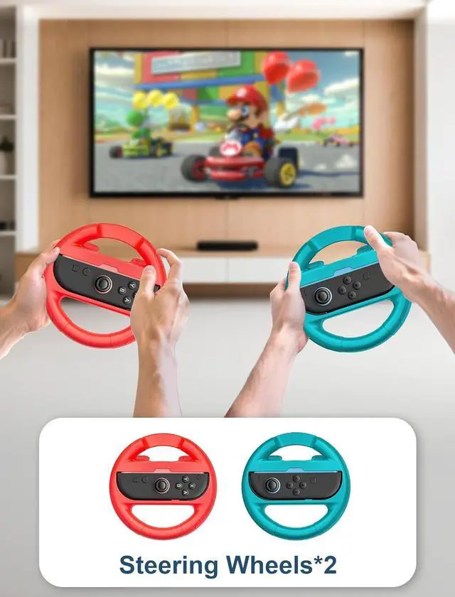 Alt view image 2 of 7 - WERLEO Switch 2 Sports Accessories Bundle, 10-in-1 Family Pack with Tennis Rackets, Adjustable Golf Clubs, Swords for Nintendo Switch 2 Sports Games, Premium Game Kit for Switch 2