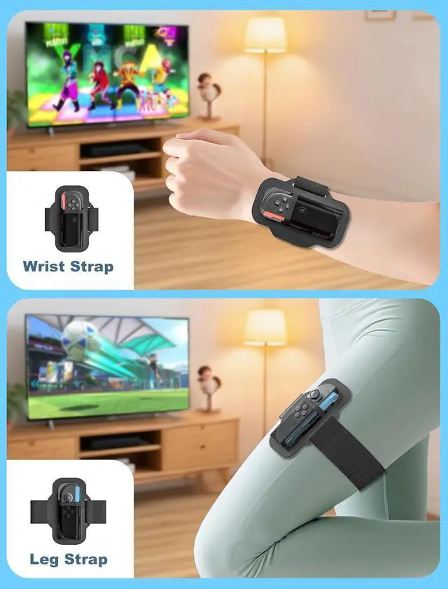 Alt view image 6 of 7 - WERLEO Switch 2 Sports Accessories Bundle, 10-in-1 Family Pack with Tennis Rackets, Adjustable Golf Clubs, Swords for Nintendo Switch 2 Sports Games, Premium Game Kit for Switch 2