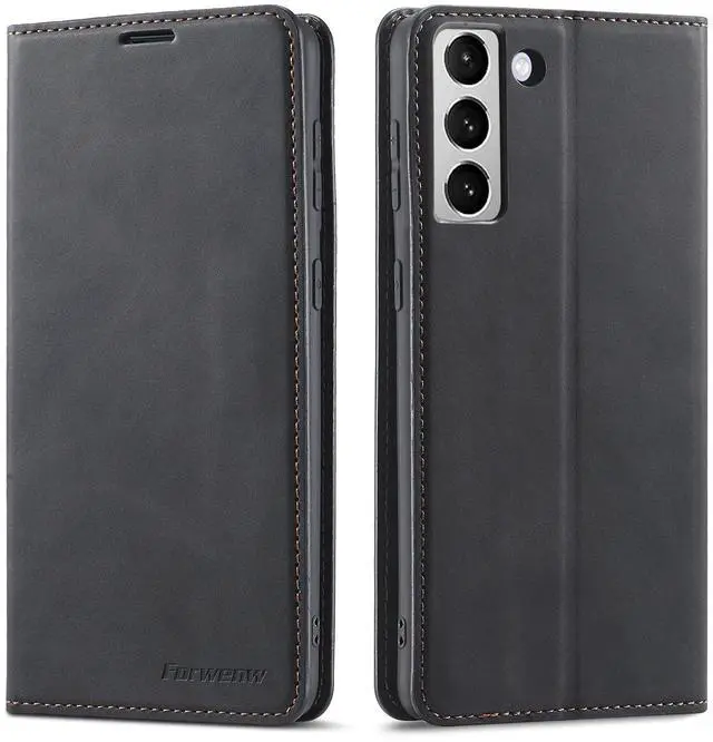 Main image of WERLEO Case for Samsung Galaxy S25 5G 6.2 inch Premium PU Leather Phone Cover with Card Holder Stand, Shockproof Flip Wallet Cover