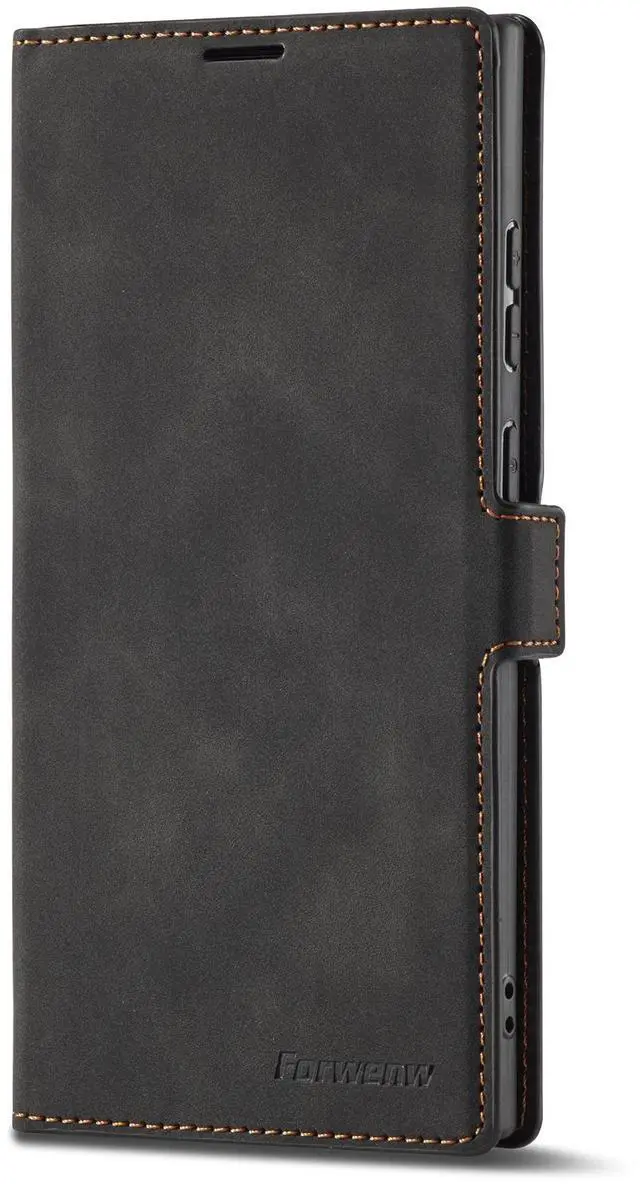 Alt view image 5 of 7 - WERLEO Case for Samsung Galaxy S25 Ultra 5G 6.9 inch Premium PU Leather Phone Cover with Card Holder Stand, Shockproof Flip Wallet Cover