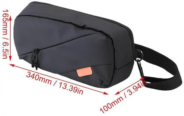 Alt view image 6 of 7 - WERLEO Carrying Case Compatible with for Nintendo Switch 2 / ROG Ally / Steam Deck, WaterProof Protective Carry Case, Double Zipper, Game Console Portable Travel Chest Bag for Cable, Adapters