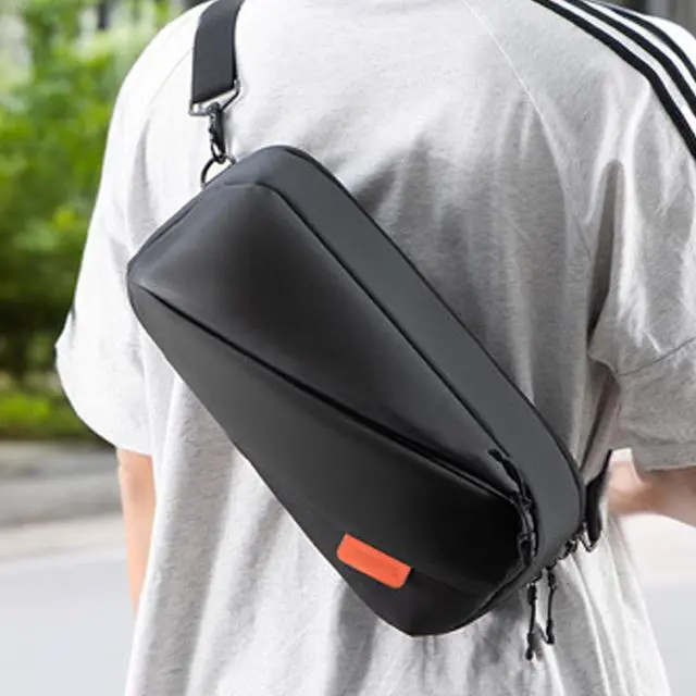 Alt view image 5 of 7 - WERLEO Carrying Case Compatible with for Nintendo Switch 2 / ROG Ally / Steam Deck, WaterProof Protective Carry Case, Double Zipper, Game Console Portable Travel Chest Bag for Cable, Adapters