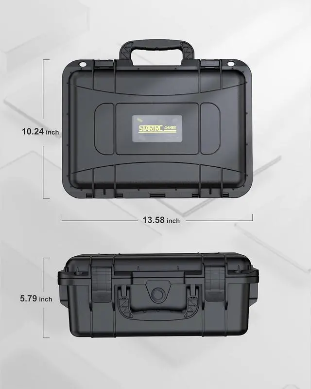 Alt view image 7 of 7 - WERLEO Hard Carrying Case for Nintendo Switch 2, Professional Deluxe IP67 Waterproof, Soft Lining Hard Travel Case for Nintendo Switch 2 Console Pro Controller & Accessories