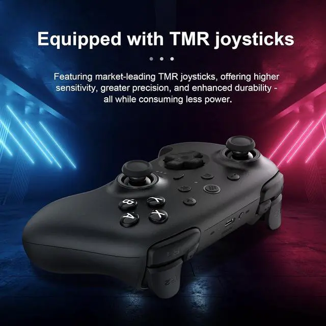 Alt view image 2 of 7 - WERLEO 8BitDo Ultimate 2 Bluetooth Controller for Switch, Switch 2, PC&Windows,Switch Pro Controller with TMR Joysticks,Tactile/Hall Triggers,Programmable L4/R4 Bumpers,2 Back Paddle Buttons,RGB Ring,