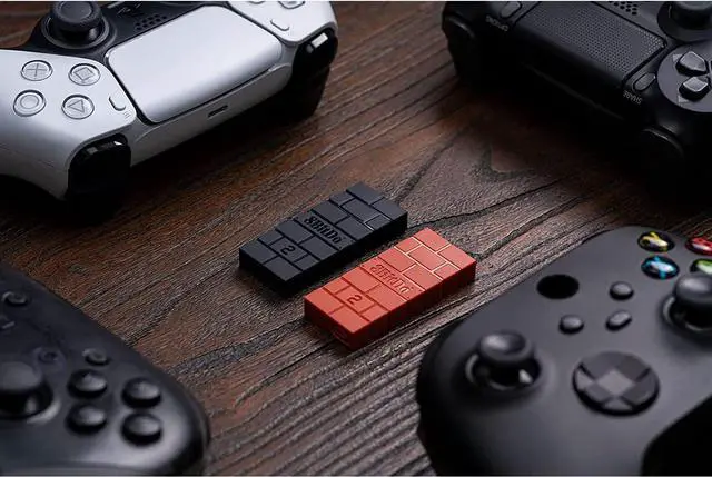 Alt view image 7 of 7 - WERLEO 8Bitdo Wireless USB Adapter 2 for Switch/Switch2, Windows, Mac & Raspberry Pi, Compatible with Xbox Series X/S, Xbox One, Switch Pro, PS5 Controller and More with OTG Adapter