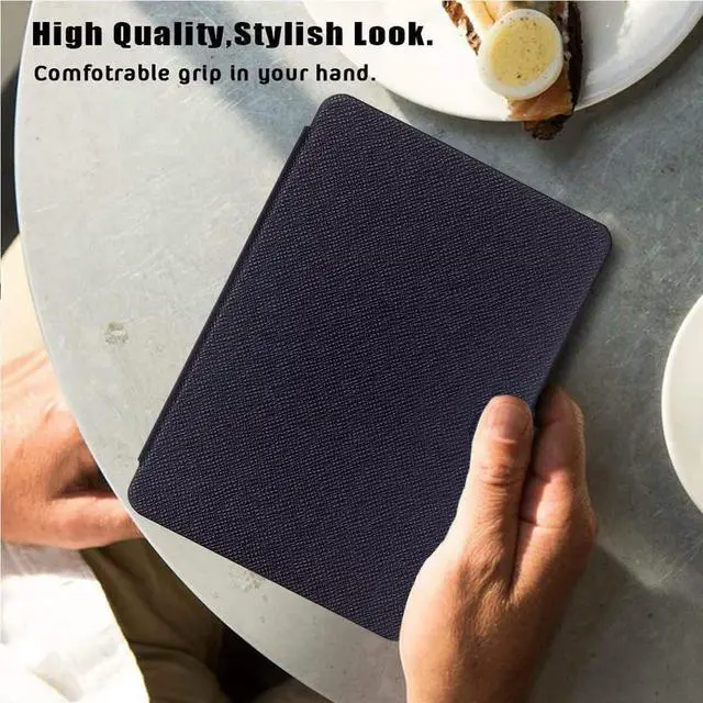 Alt view image 5 of 7 - WERLEO Case for 7" Kindle Paperwhite (12th Generation, 2024 Release) & Kindle Colorsoft Signature Edition, Slim Lightweight PU Leather Protective Cover with Auto Wake/Sleep