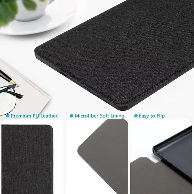 Alt view image 4 of 7 - WERLEO Compatible with 6" New Kindle 11th Generation Case 2024/2022 Release, Lightweight PU Leather Hard Plastic Cover with Smart Auto Wake/Sleep for Amazon Kindle 11th Generation 2024/2022