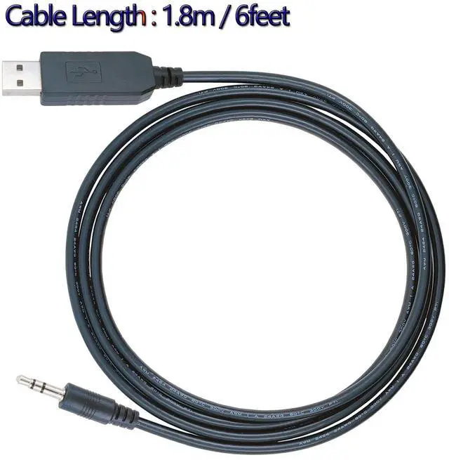 Alt view image 5 of 7 - WERLEO USB Cable TTL-232R-3V3-AJ USB to TTL-232R-3V3 3.5mm Audio Jack Output Cable UART TTL 3V3 Serial Converter Cable 1.8m 6 Feet