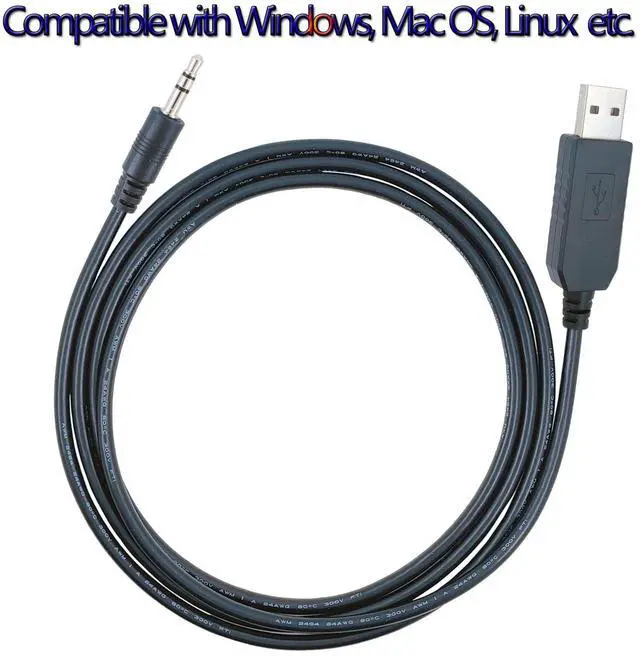 Alt view image 2 of 7 - WERLEO USB Cable TTL-232R-3V3-AJ USB to TTL-232R-3V3 3.5mm Audio Jack Output Cable UART TTL 3V3 Serial Converter Cable 1.8m 6 Feet
