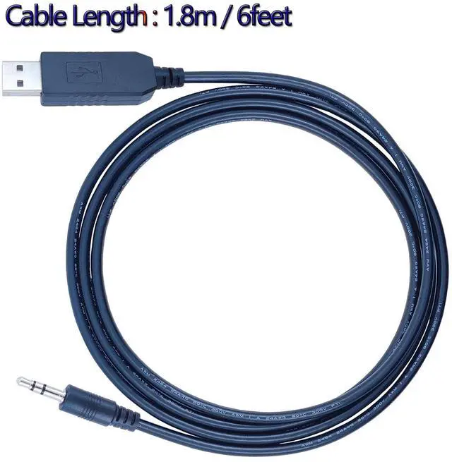 Alt view image 4 of 7 - WERLEO TTL-232R-5V-AJ 3.5mm Audio Jack UART Adapter Cable, TTL to USB UART 5V Serial Converter Cable, 6 Feet
