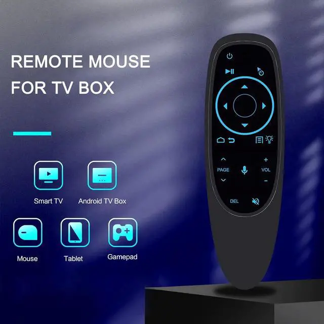 Alt view image 2 of 7 - WERLEO G10s Pro Voice Remote Control, 2.4G Bluetooth Replacement Voice Remote Control with Multi Function Panel and USB Receiver Compatible with Android System
