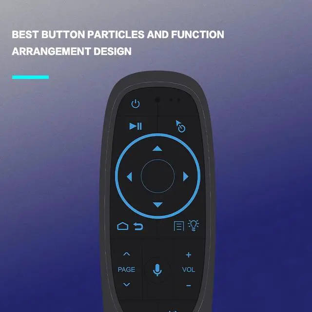 Alt view image 6 of 7 - WERLEO G10s Pro Voice Remote Control, 2.4G Bluetooth Replacement Voice Remote Control with Multi Function Panel and USB Receiver Compatible with Android System
