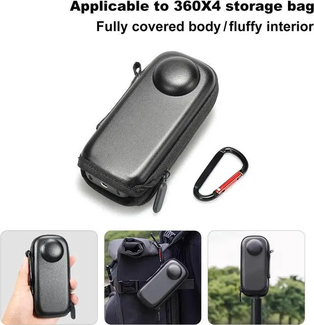 Alt view image 2 of 6 - BONAEVER Camera Accessory Kit for Insta 360 X4 - Lens Guards, Silicone Case, Camera Case
