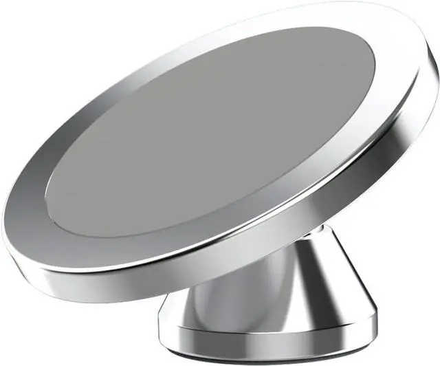 Main image of BONAEVER Magnetic Phone Holder for Car, [ 2 Groups Super Strong Magnet ] [ 360° Rotation ] Universal Dashboard Car Mount Holder Compatible with All Smartphones Silver