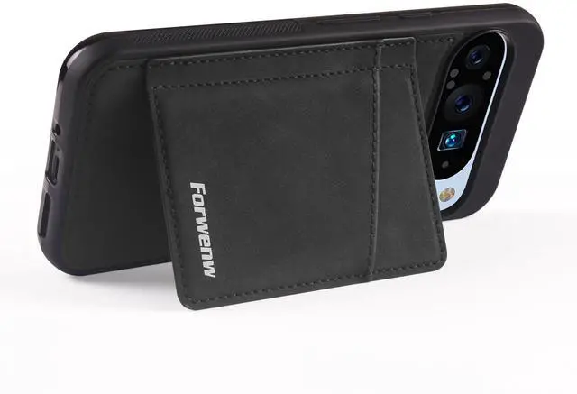 Alt view image 2 of 7 - WERLEO Case for Google Pixel 9A 5G Premium PU Leather Phone Cover with Card Holder Kickstand Magnetic Shockproof Flip Wallet Cover