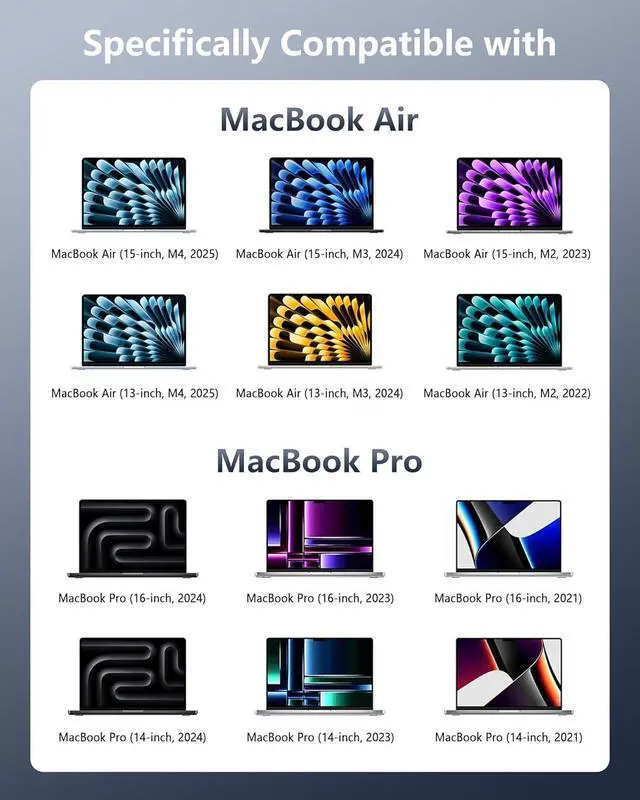 Alt view image 7 of 7 - 140W USB C to Magnetic 3 Safe Charging Cable (2 M/6.6 ft) for M4 MacBook Air Pro Charger, Magnetic Charger Cord for MacBook Pro (16"/14"2024/2023/2021), Air (15"/13"M4 2025, M3 2024, M2 2023, M2 2022)