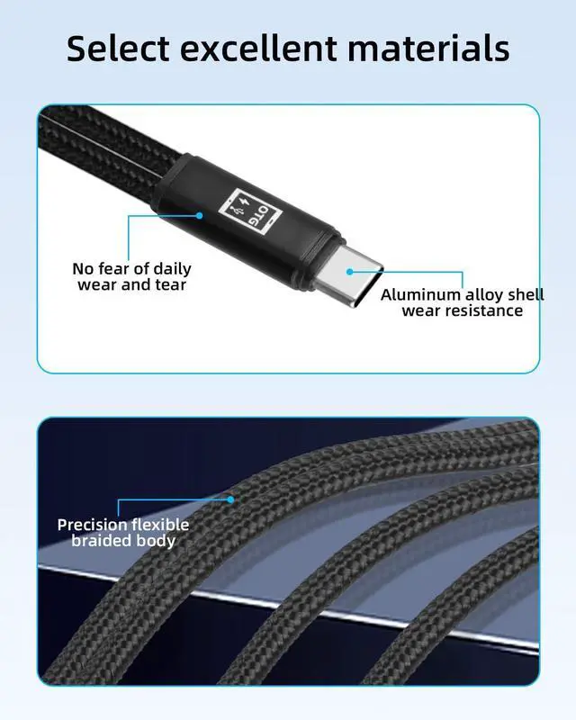 Alt view image 6 of 7 - WERLEO USB C OTG Sound Card Cable, USB C to Type C Male Audio Port with USB A Male Charging Port for Sound Card, Live Broadcast, Recording, Karaoke