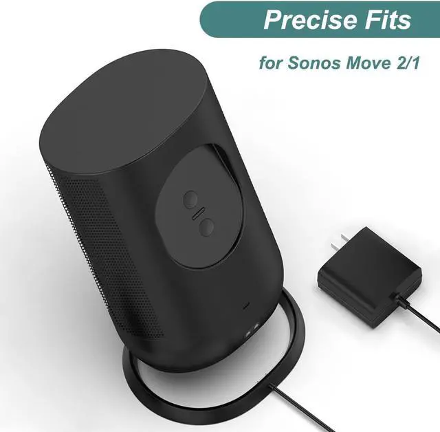 Alt view image 4 of 5 - WERLEO charger for Sonos Move 2 / Move 1, Replacement Charging Base Dock Station Adapter for Sonos Move Gen 2nd /1st Generation Speaker