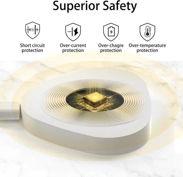 Alt view image 3 of 7 - WERLEO Wireless Charger Magnetic Base Power up Charging Dock Compatible with Sonos Roam, Roam SL, Roam Gen 2nd/1st Bluetooth Speaker - White