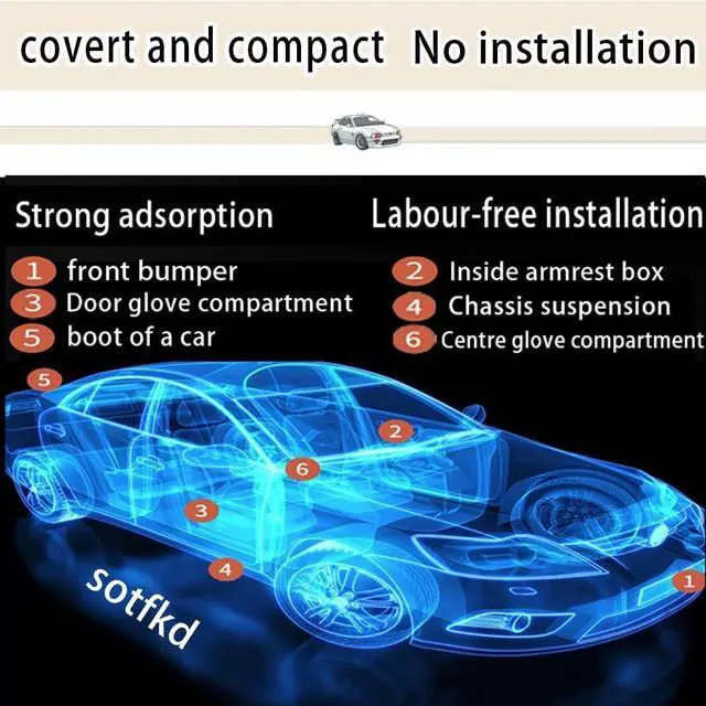 Alt view image 5 of 5 - WERLEO 2 Pack GPS Tracker for Vehicles - Tracker Device for Vehicles-GPS Tracker - Car Tracker Device (Only iOS) | MFi Certificated | No Monthly Fee | Waterproof | Work with Find My