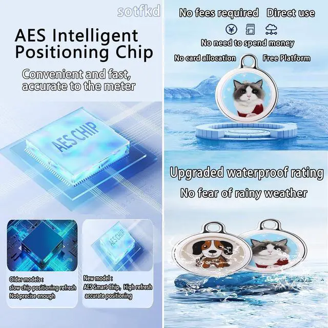 Alt view image 2 of 5 - WERLEO 2 Pack GPS Tracker for Vehicles - Tracker Device for Vehicles-GPS Tracker - Car Tracker Device (Only iOS) | MFi Certificated | No Monthly Fee | Waterproof | Work with Find My