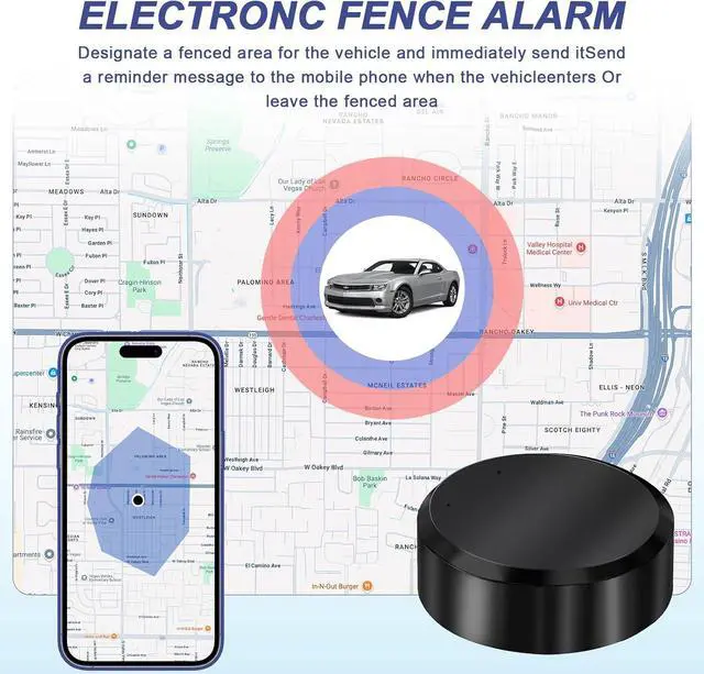 Alt view image 6 of 7 - WERLEO Mini GPS Tracker for Vehicles - Magnetic Real-Time GPS Tracker, Tracking Devices for Cars Hidden, Global Coverage Location Tracker for Kids, Dogs,Trucks/Person, No Subscription Required