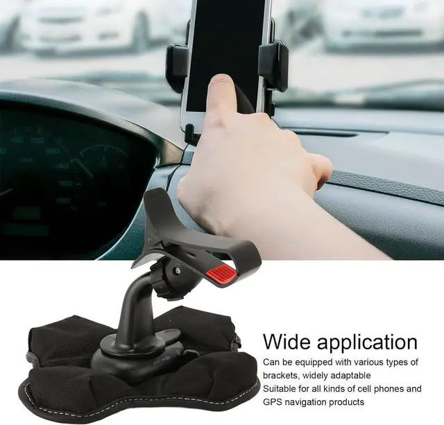 Alt view image 2 of 7 - WERLEO Beanbag Friction Mount for Nuvi 2639LMT & 2689LMT - Portable Non-Skid GPS Dashboard Holder