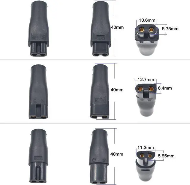 Alt view image 6 of 7 - WERLEO 9 PCS Replacement Power Cord 5V Charger USB Adapter Suitable for Electric Hair Clippers, Beard Trimmers, Shavers, Beauty Instruments, Desk Lamps, Purifiers