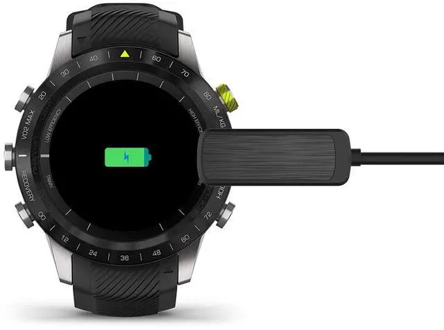 Alt view image 5 of 7 - WERLEO Charging Clip for Garmin MARQ Athlete/Adventurer/Aviator/Captain/Commander/Driver/Golfer Smartwatch Charger,3.3ft USB Data Sync Charge Cradle Dock Adapter Charging Cable Cord