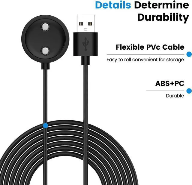 Alt view image 2 of 7 - WERLEO Charger for SUUNTO 9 Peak Pro/Vertical/Race/Race S/Ocean, Replacement Charging Dock 3.3FT USB Charger Cable for SUUNTO 9 Peak Pro/Vertical/Race/Race S/Ocean Sports Watch
