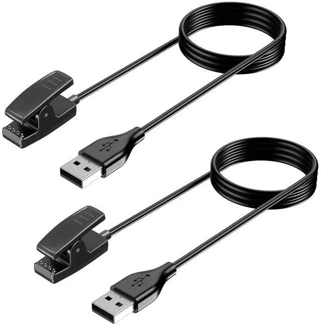 Main image of WERLEO 2 Pack USB A Charger for Garmin Forerunner 735XT 235 35 64 230 630 645/645 Music, Approach S20/G10, Vivomove HR/Lily/Lily 2 Smart Watch Replacement Charger Charging Clip Cable (3.3ft/1m)