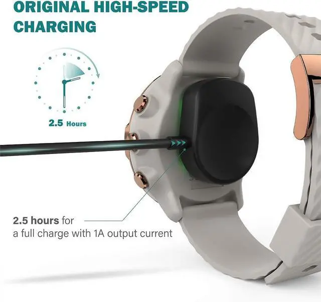 Alt view image 5 of 7 - WERLEO Charger Compatible with Suunto 7 GPS Sports Smart Watch Replacement Magnetic USB Charger Charging Cable Cord Wire Clip Dock Data Sync Accessories for Suunto 7 GPS