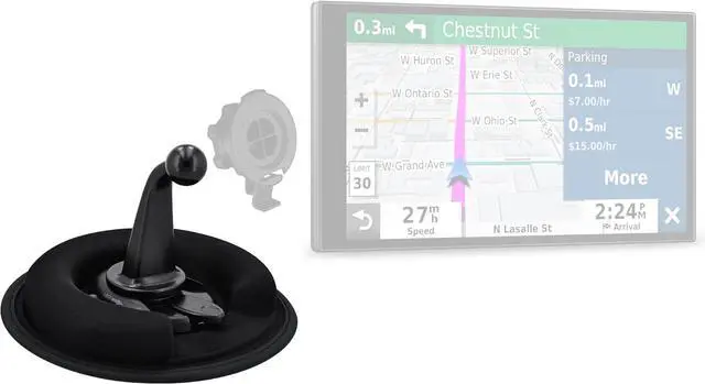 Alt view image 6 of 6 - WERLEO Mount Holder for Garmin - Exclusive Portable NonSkid Beanbag Dashboard Friction Mount for Garmin GPS Nuvi Drivesmart Drive Dezl Zumo Driveassist DriveLuxe StreetPilot RV Navigator