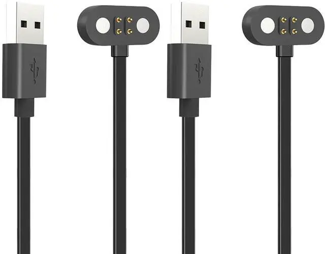 Main image of WERLEO [2 Pack] Charger Compatible with GEUYNAY S18 / mojawa Run Plus/Bxswtu X7 / Atopskins X7 / H2O Audio TRI PRO Bone Conduction Headphones, 2FT Replacement USB Charging Magnetic Cable Cord